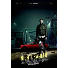 Nightcrawler Poster 12x16 Art Print on Metal Sign 12in x 16in Multi-Color Square Adults Best Posters