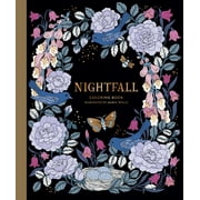 Maria Trolle Nightfall Coloring Book Hardcover Adult Coloring Book Featuring Thick, High-Quality Paper, Hardcover