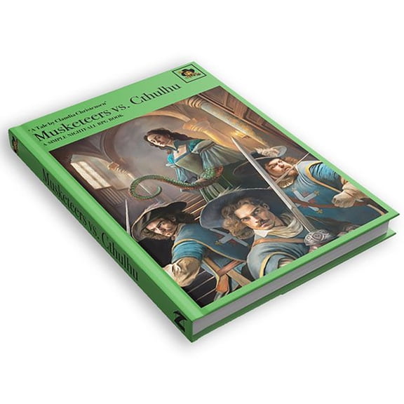 Nightfall Games: Musketeers Vs. Cthulhu - Hardcover RPG Book, Horror Theme, Call Of Cthulhu Rules Setting, Tabletop Role Playing Game, 112 pg A5 Book