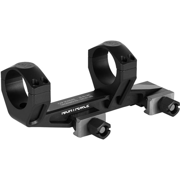 Nightforce 1-Piece Ultramount Picatinny Scope Mount 20 MOA Elevated Integral 34mm Rings Matte Black 1.54" High