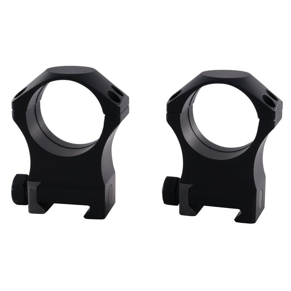 Nightforce X-Treme Duty Ultralite 6 Hole Picatinny 34mm Scope Rings Matte Black High