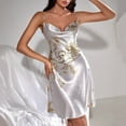thumbnail image 1 of Nightgown For Women Lingerie Satin Chemise Lingerie Sexy Nightie Full Sleep Dress Sexy Sleepwear Women's Petite Sleepwear off Shoulder Sleep Shirt Night Gown Shirt Women Elephant Print Women Women, 1 of 7