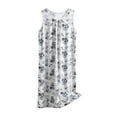 thumbnail image 1 of Nightgown for Women Sleeveless Sleepwear Sexy Sleep Dress Night Shirt Soft Chemise Nighties Blue XXXXXL, 1 of 3
