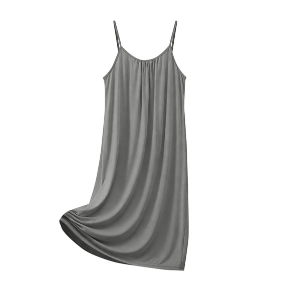 Nightgowns for Women Sleepwear Adjustable Spaghetti Strap Scoop Neck Pajamas Comfy Sleep Shirt Dress Summer