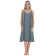 thumbnail image 1 of Nightgowns for Women Solid Color A Base Petticoat Loose Dresser for Bedroom,Blue,XL, 1 of 4