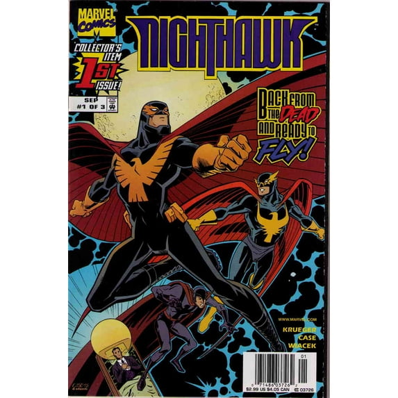 Nighthawk #1 (Newsstand) VF ; Marvel Comic Book
