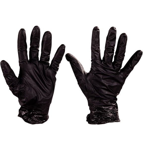 Best Nighthawk Nitrile Gloves Large Black 50/Case GLV2005L
