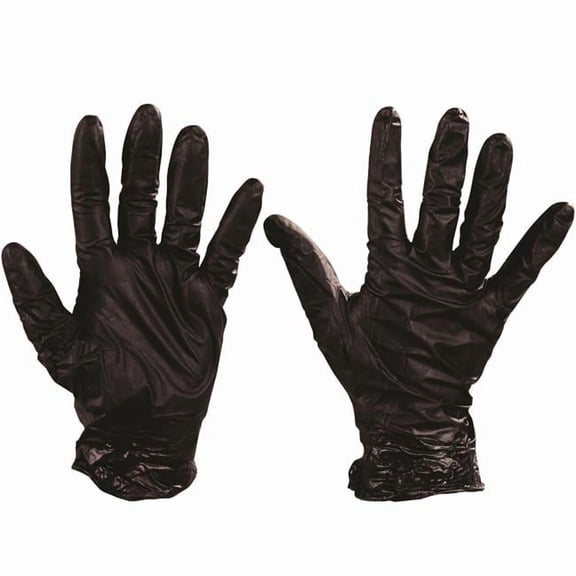 Nighthawk GLV2005S Best Nitrile Gloves, Black - Small - Case of 50