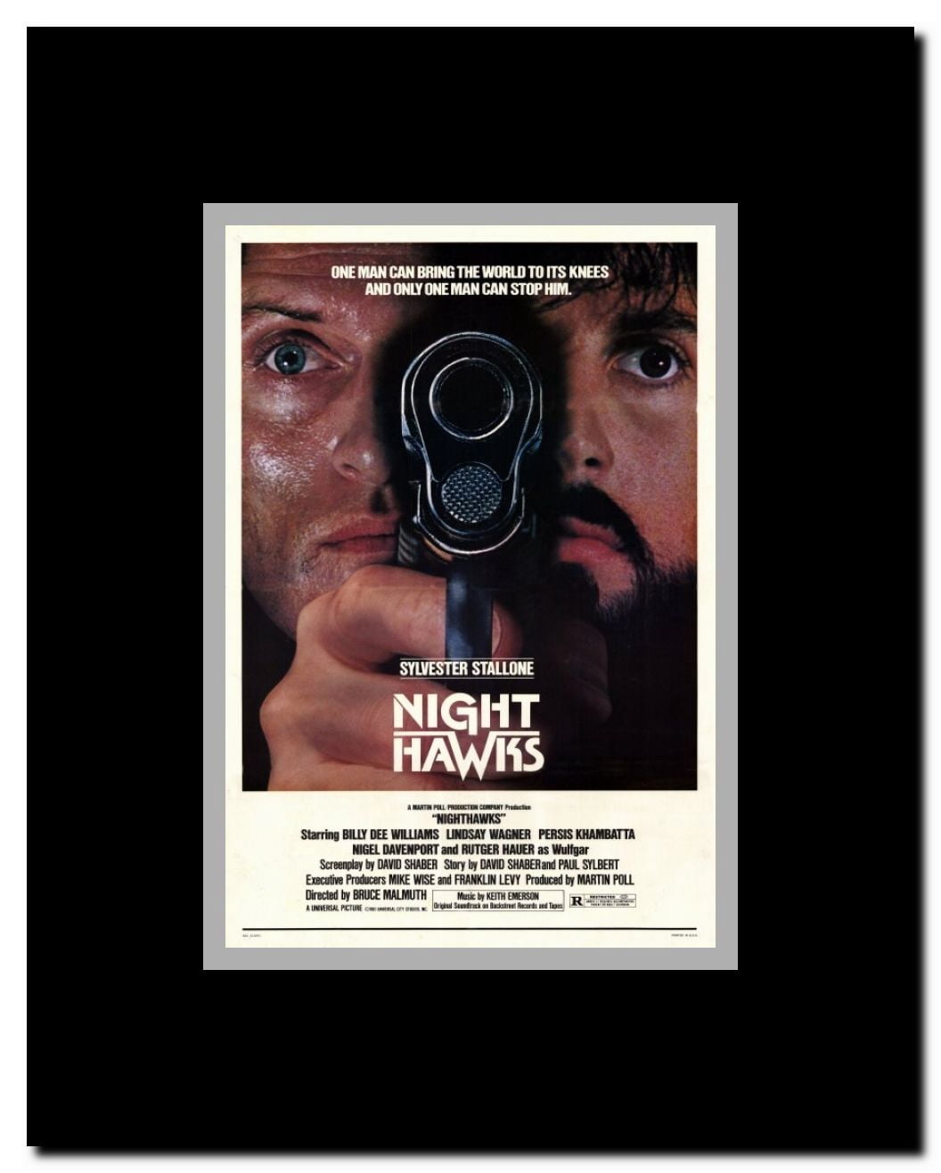 Nighthawks Framed Movie Poster