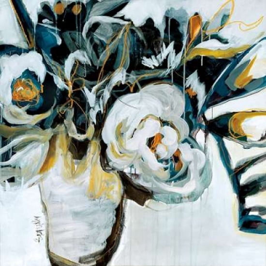 Nightingale Blooms Canvas Art - Angela Maritz (24 x 24)