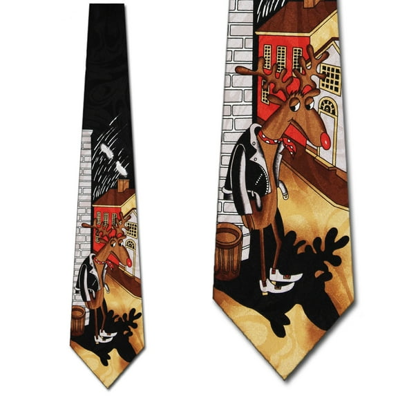Nightlife Rudolph Necktie Mens Tie by Tieguys