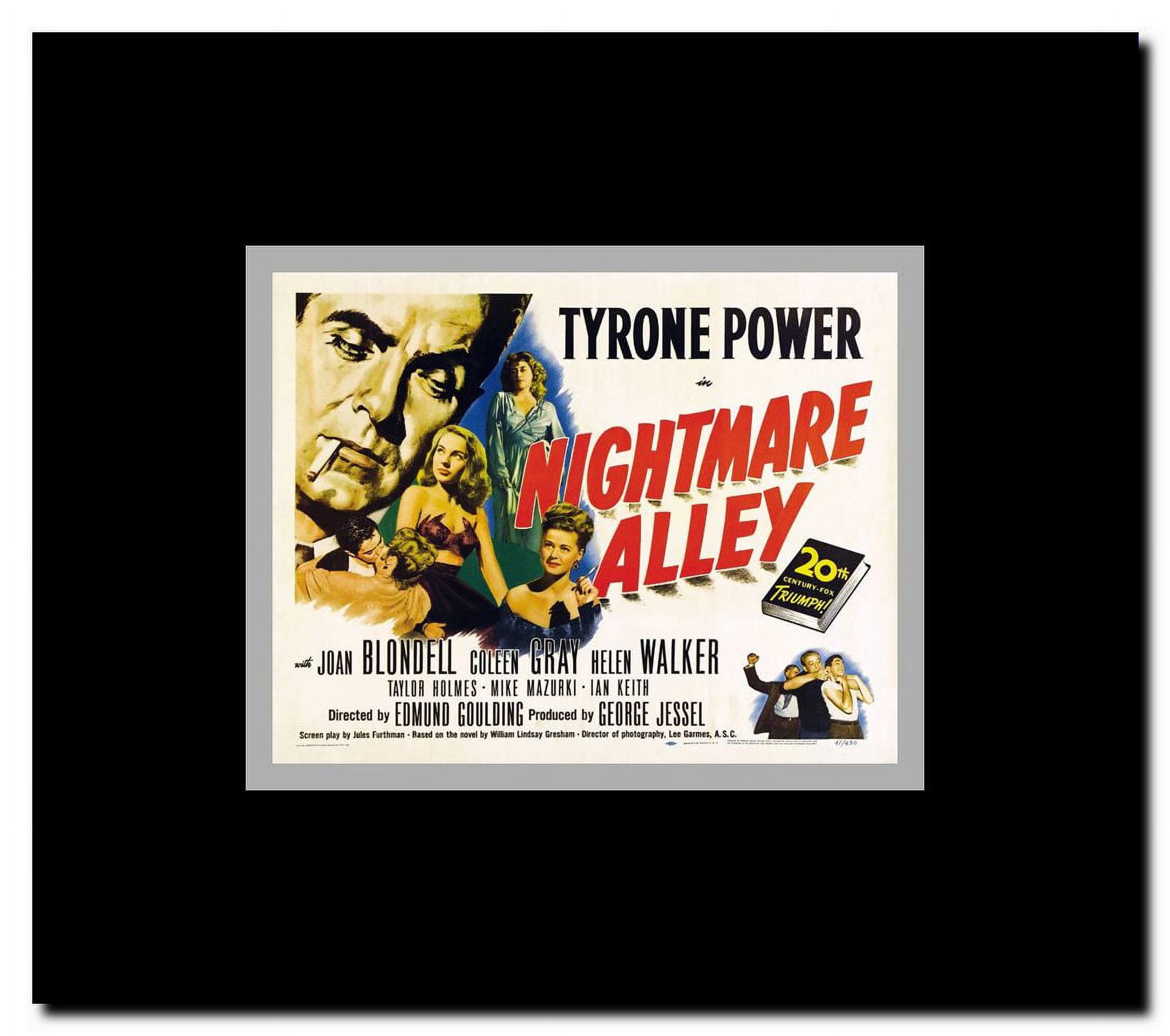Nightmare Alley Framed Movie Poster