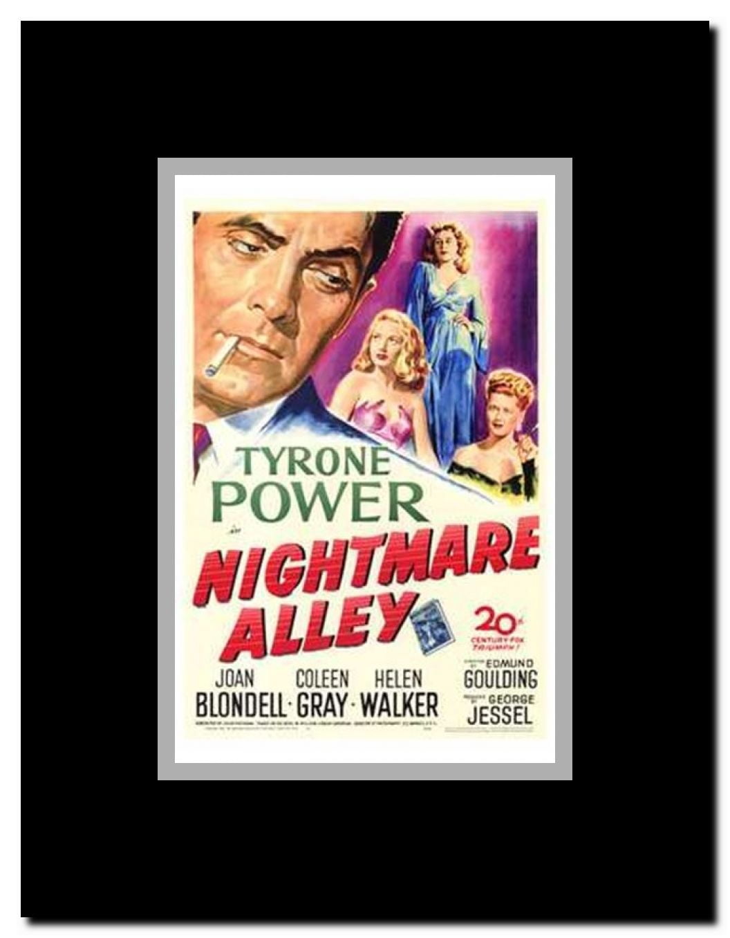 Nightmare Alley Framed Movie Poster