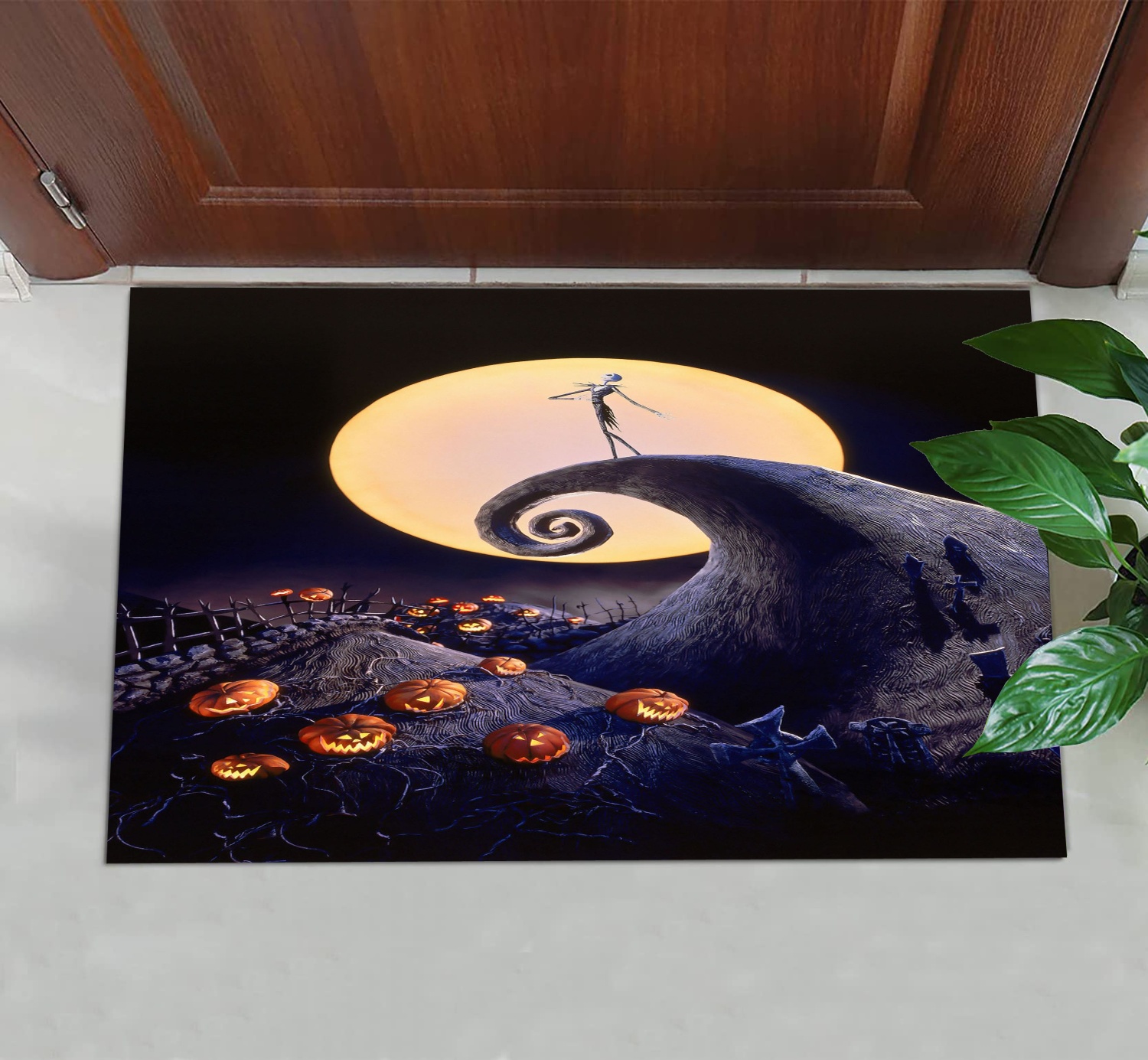 Nightmare Before Christams Halloween Decorative Doormat,Christmas