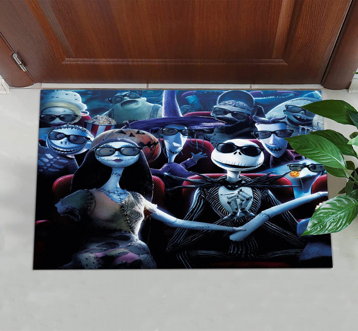 Nightmare Before Christams Halloween Doormat Joy Floor Mat Christmas