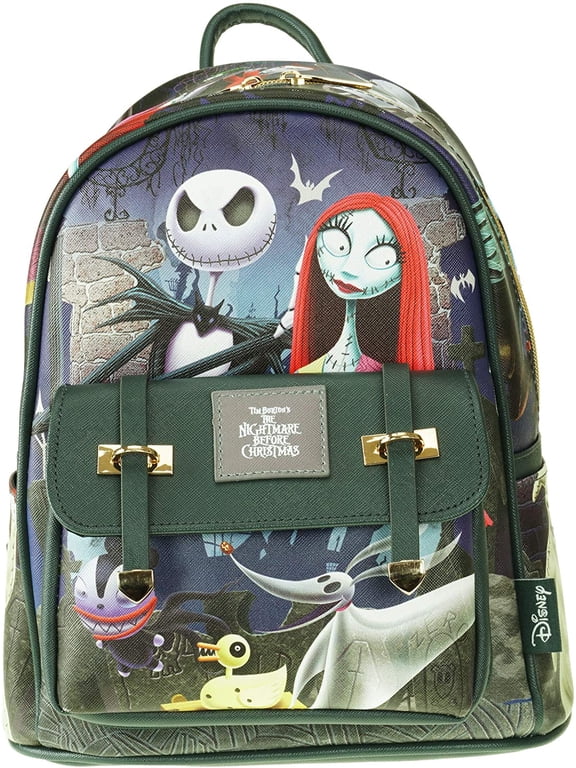 Nightmare Before Christmas 11" Faux Leather Mini Backpack - A20521