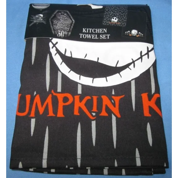 Nightmare Before Christmas ~ 2 Large Kitchen Towels, 30X20 Inches ~ 100% Cotton