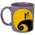 thumbnail image 1 of Nightmare Before Christmas  20 oz Jack & Sally Moon Hill Ceramic Mug, Purple, 1 of 2