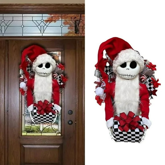 Nightmare Before Christmas 2D Jack Head Decorations Christmas Ornamentsfor Door