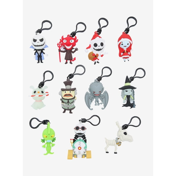Nightmare Before Christmas Series 6 3D Foam Bag Clip | One Random