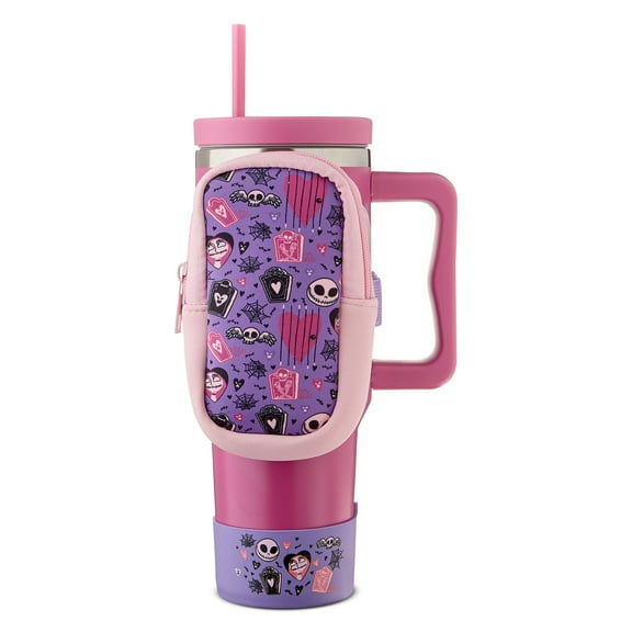 Nightmare Before Christmas 40 oz Tumbler, Includes Boot and Pouch