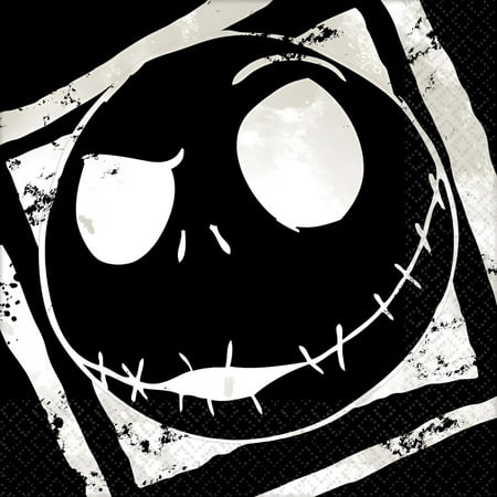 Nightmare Before Christmas 5" Party Beverage Napkins - 16 Count