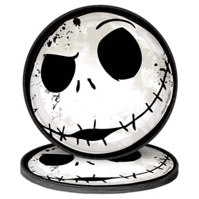 Nightmare Before Christmas 7" Round Paper Party Plates - 8 Count
