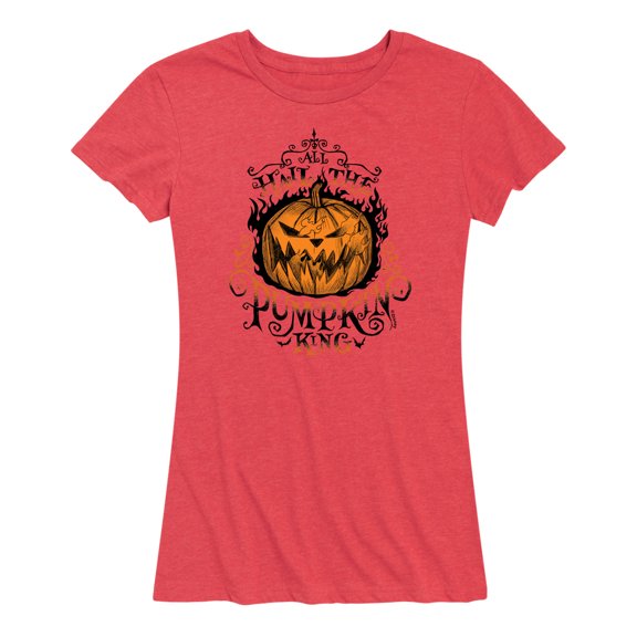 The Nightmare Before Christmas - All Hail Pumpkin King - Women's Short Sleeve Graphic T-Shirt
