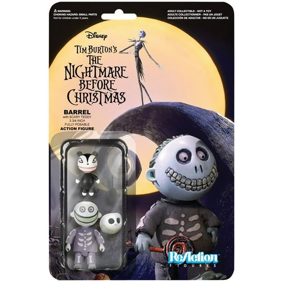 Nightmare Before Christmas Barrel Funko ReAction Figure