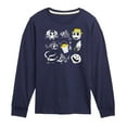 thumbnail image 1 of The Nightmare Before Christmas - Beach Crew Grid - Youth Boys Long Sleeve Graphic T-Shirt, 1 of 5