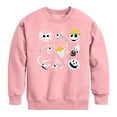 thumbnail image 1 of The Nightmare Before Christmas - Beach Crew Grid - Youth Boys Crew Fleece Sweatshirt, 1 of 4