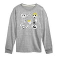thumbnail image 1 of The Nightmare Before Christmas - Beach Crew Grid - Youth Boys Long Sleeve Graphic T-Shirt, 1 of 5
