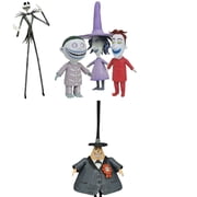Nightmare Before Christmas Best of Series 1 Jack, the Mayor & Lock, Shock and Barrel Set of 3 Action Figures