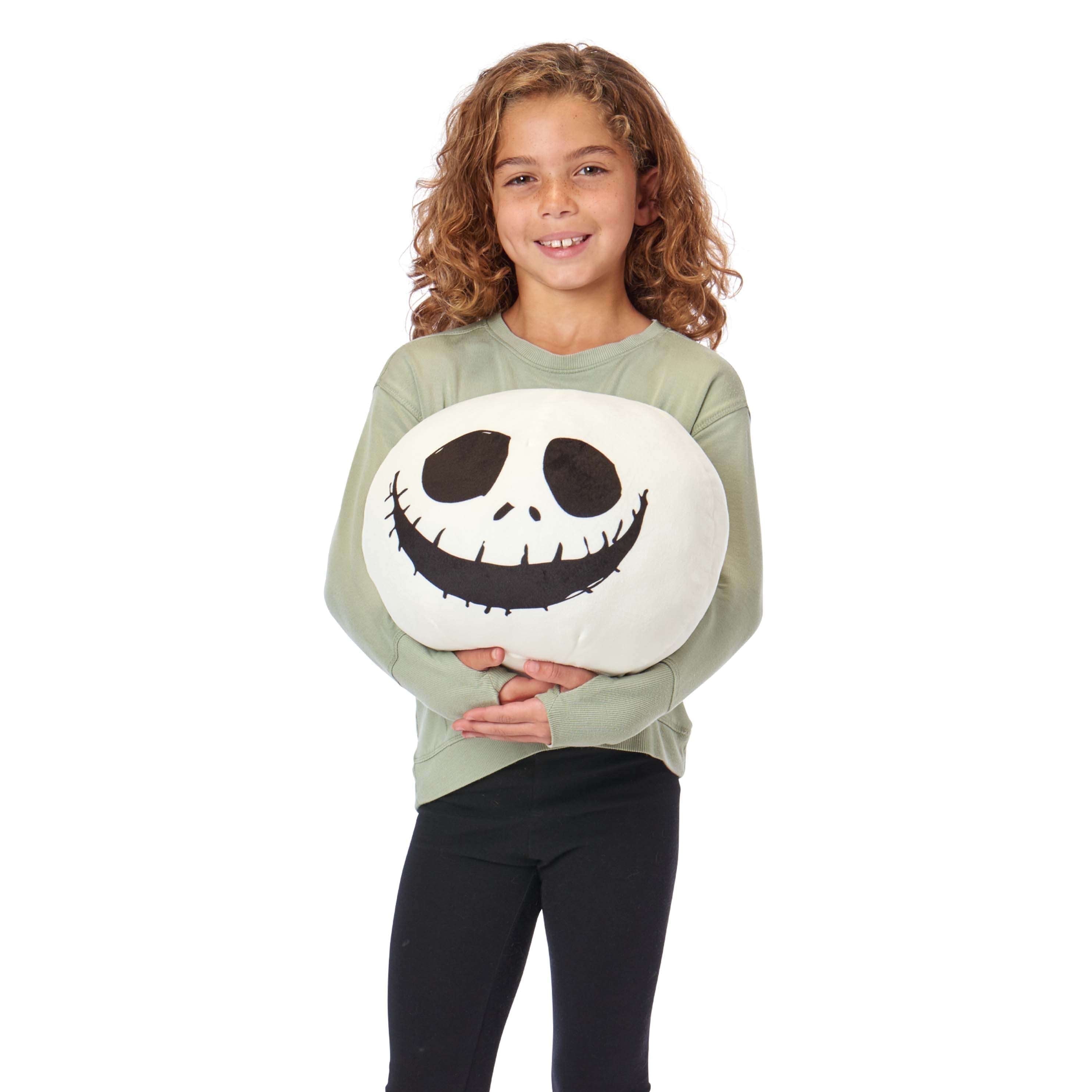 Nightmare Before Christmas Big Smile Disney Kids Round Cloud Pillow, 11 inches