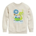 thumbnail image 1 of Nightmare Before Christmas - Big Wave Riders - Lock, Shock, & Barrel - Dragon Boat - Toddler And Youth Crewneck Fleece Sweatshirt, 1 of 5