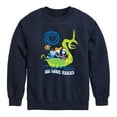 thumbnail image 1 of Nightmare Before Christmas - Big Wave Riders - Lock, Shock, & Barrel - Dragon Boat - Toddler And Youth Crewneck Fleece Sweatshirt, 1 of 5