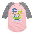 thumbnail image 1 of Nightmare Before Christmas - Big Wave Riders - Lock, Shock, & Barrel - Dragon Boat - Toddler And Youth Girls Raglan Graphic T-Shirt, 1 of 4