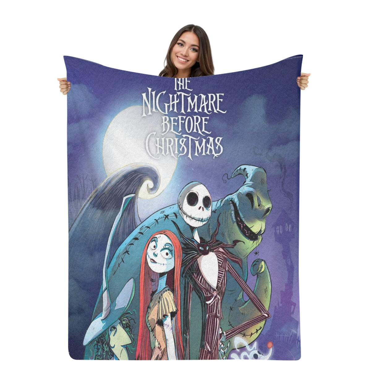 Nightmare Before Christmas Blanket 3D Print Adult Gift Warm Soft Jack