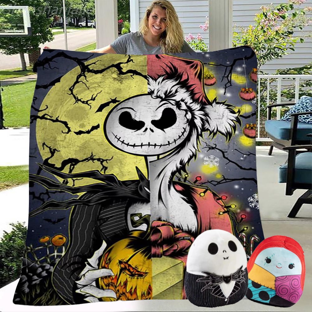 Nightmare Before Christmas Blanket Lightweight Warm Blanket Bedding for