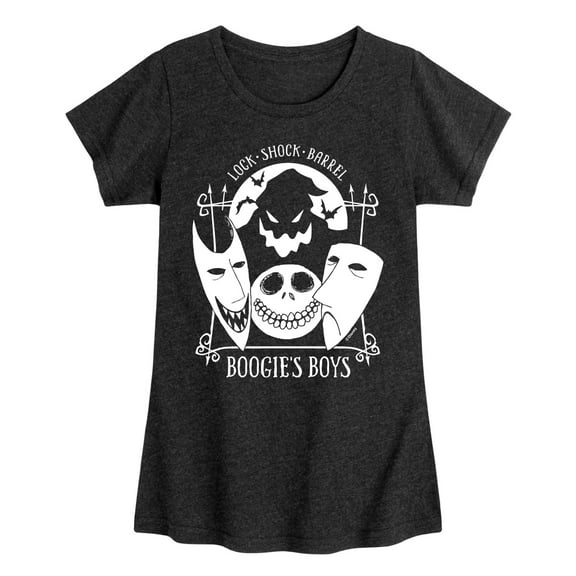 The Nightmare Before Christmas - Boogies Boys - Toddler And Youth Girls Short Sleeve Graphic T-Shirt