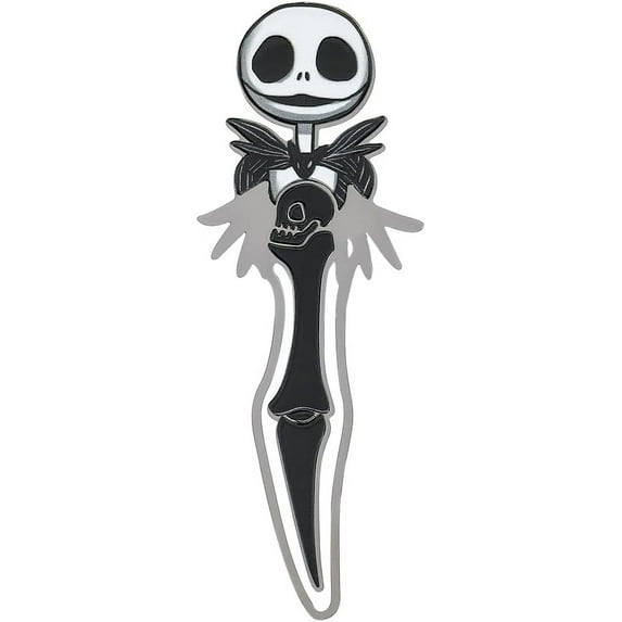 Nightmare Before Christmas Bookmark Jack Skellington Sally Oogie Boogie Zero Page Mark Reading Learning Stationery Terror Halloween Bookworm Gift (4PCS)