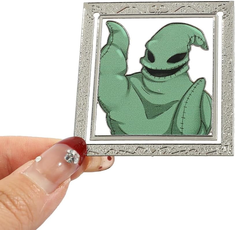 Nightmare Before Christmas Bookmark – Oogie Boogie & Sally Metal Page Marker