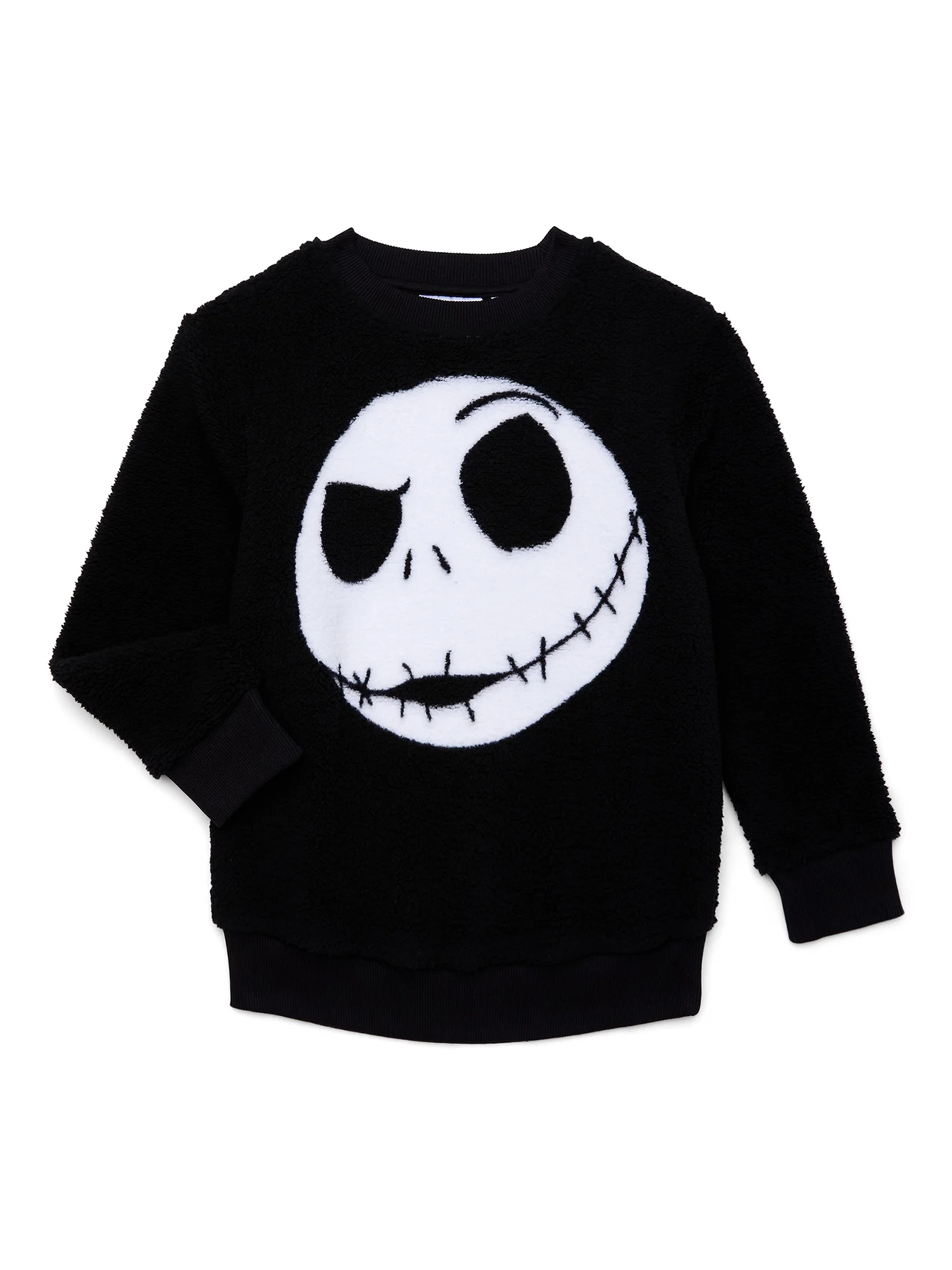Nightmare Before Christmas Boys Fleece Top with Long Sleeves, Sizes 4-18