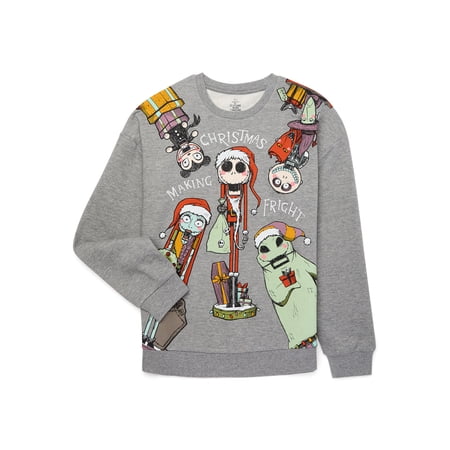 Nightmare Before Christmas Boys Graphic Print Sweatshirt, Sizes 4-18
