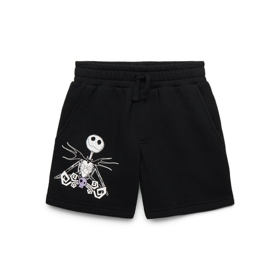 Nightmare Before Christmas Boys Jack Skellington Graphic Shorts, Sizes 4-18