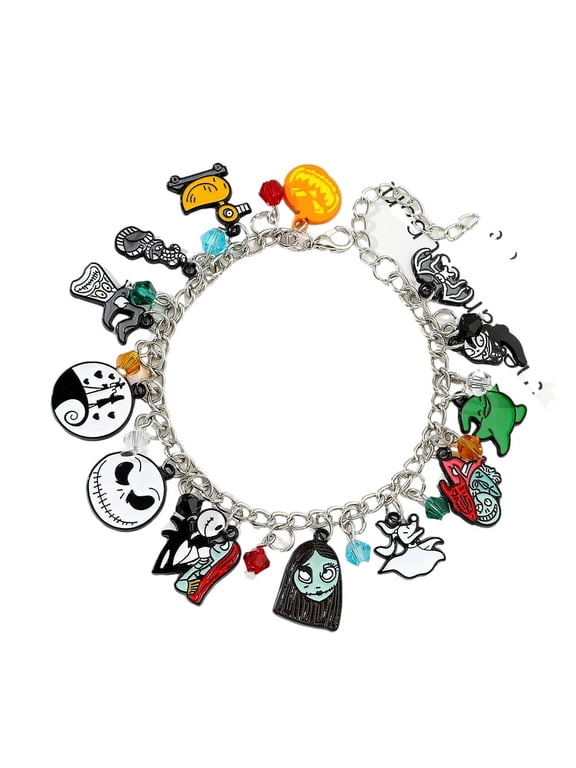 Nightmare Before Christmas Characters and Themed Charms Charm Bracelet