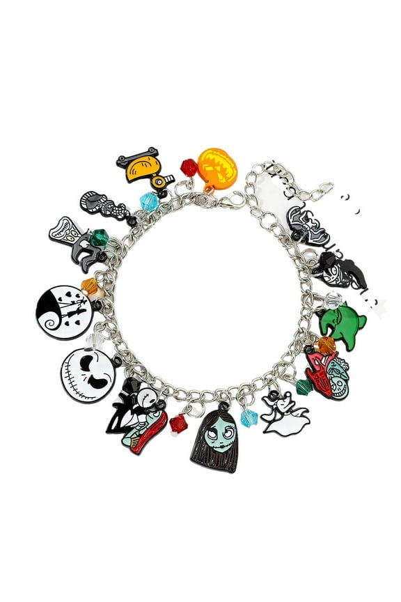 Nightmare Before Christmas Characters and Themed Charms Charm Bracelet