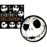 Nightmare Before Christmas Dessert Party Supplies: Every Day is Bundle Includes Plates and Napkins for 16 People