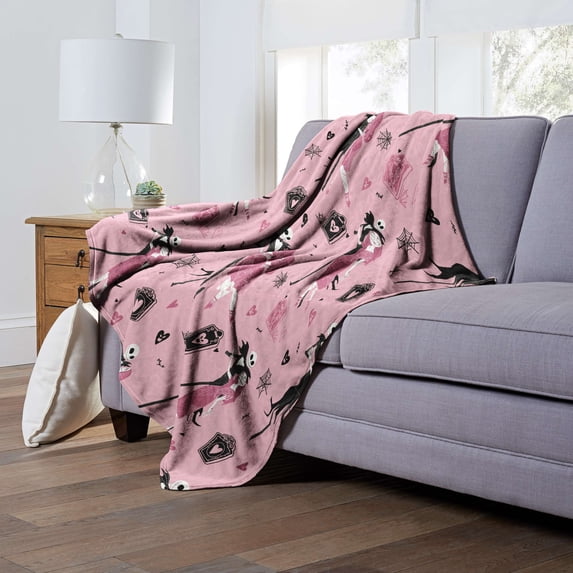 Nightmare Before Christmas Disney Misfit Tango Silk Touch Throw Blanket 50x70 Inches