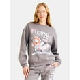 thumbnail image 1 of Nightmare Before Christmas Eternal Love GraphicFleece Pullover Sweatshirt with Long Sleeves, Women’s, 1 of 5